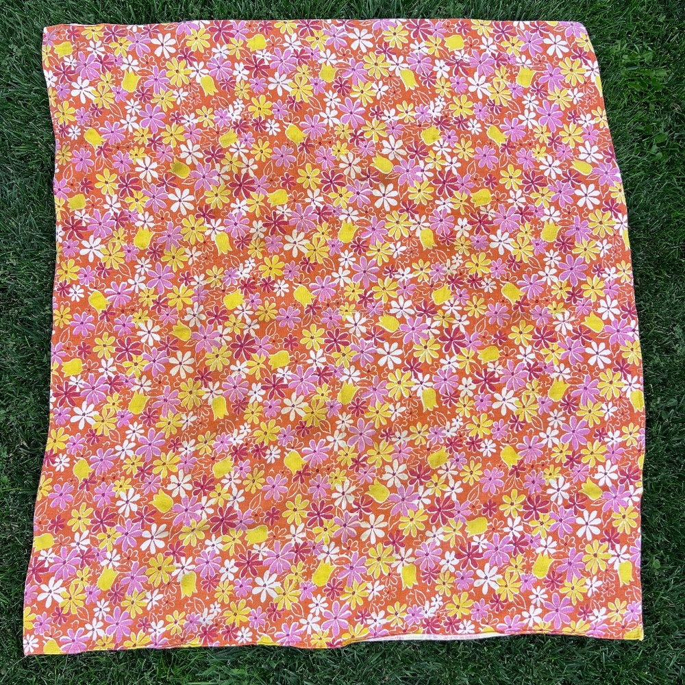 Vintage Floral Tablecloth